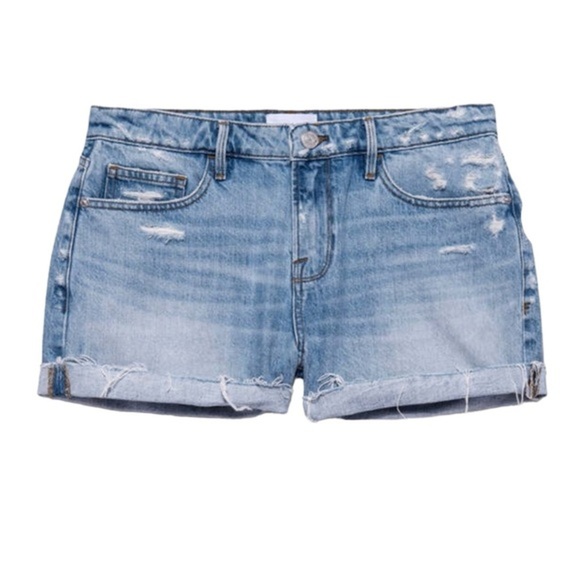Frame Le Grand Garcon Short Raw Jean Shorts NWOT - Picture 1 of 5